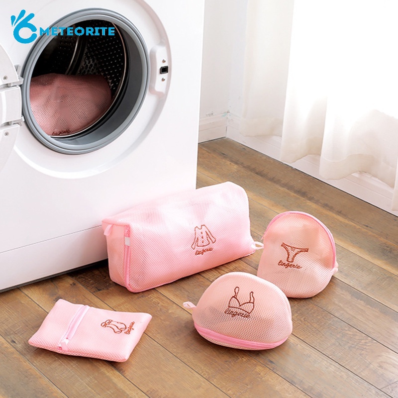 Túi Lưới Giặt Đồ Lót/Vớ Có Khóa Kéo Nhiều Kiểu Dáng Lựa Chọn