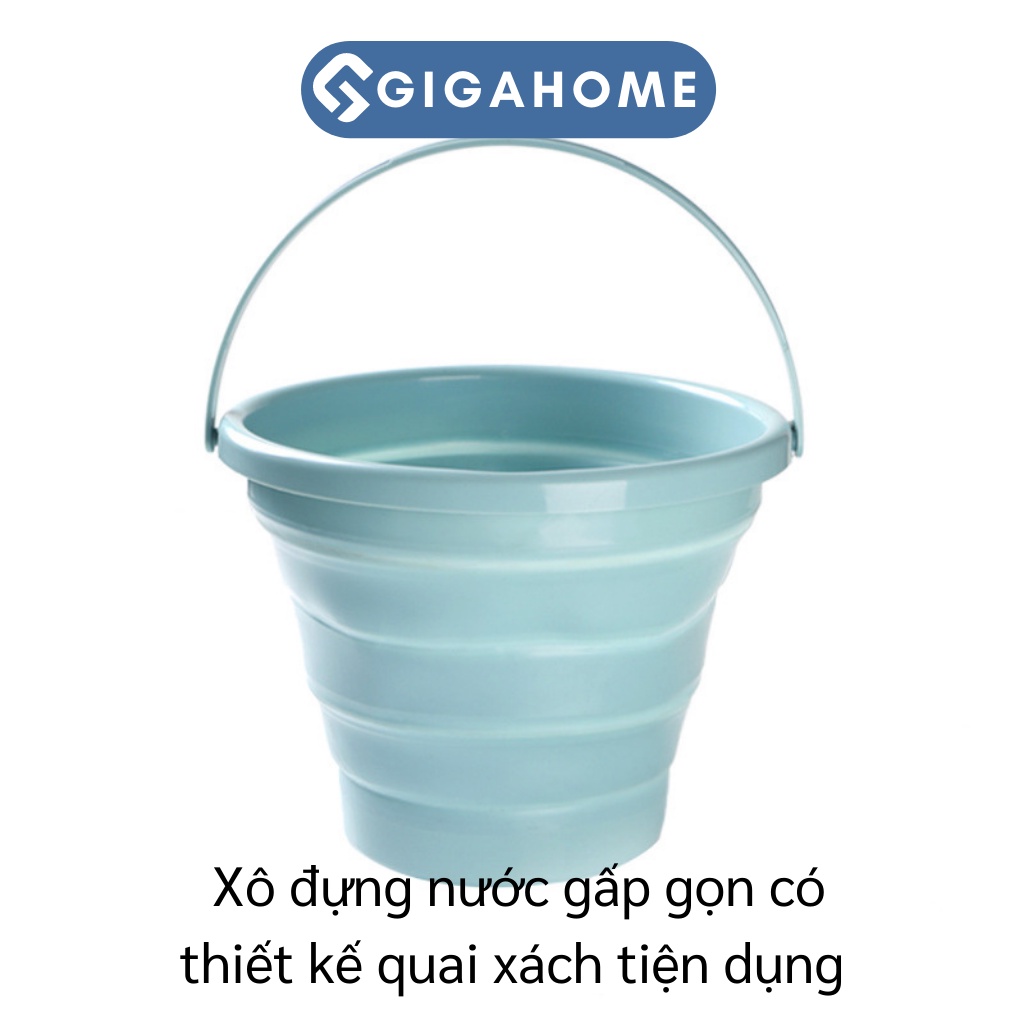 Xô Chậu Gấp Gọn Thông Minh GIGAHOME 5L Siêu Bền, Không Lo Vỡ 9434