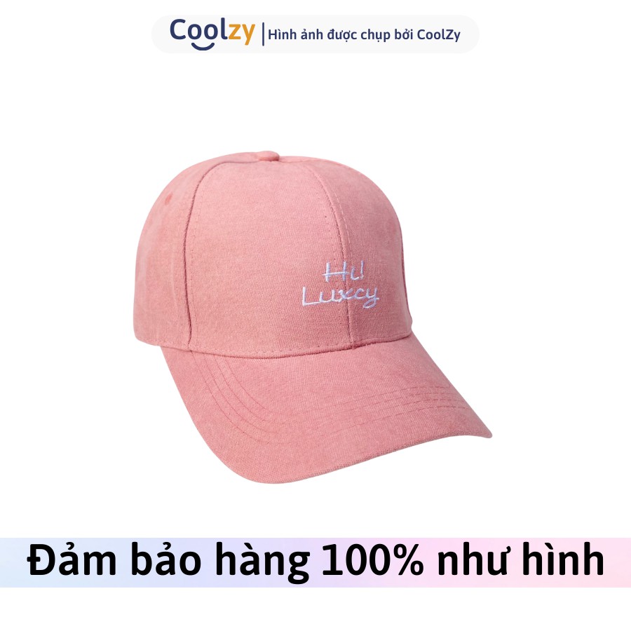 Nón Kết ❤️Mũ lưỡi trai thêu chất kaki Lucky Ulzzang form unisex nam nữ NK23
