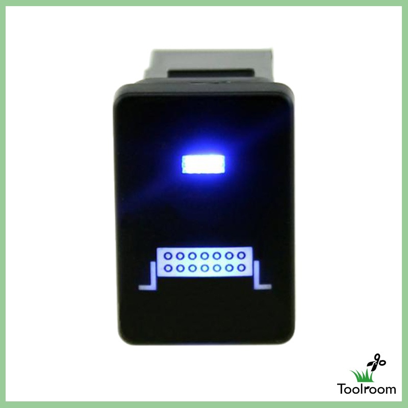 Công TắC NúT NhấN ĐèN LED Xanh Dương 12V Cho Toyota Land Cruiser Prado RAV4