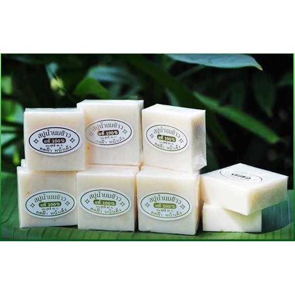 Xà Phòng Cám Gạo / Xà Phòng Trắng Da Thái Lan Thái Lan Jam Rice Milk Soap 65gr | BigBuy360 - bigbuy360.vn