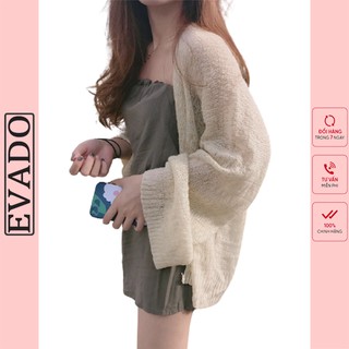 Áo cardigan nữ khoác ngoài len mỏng phong cách Hàng Quốc EVADO CD01