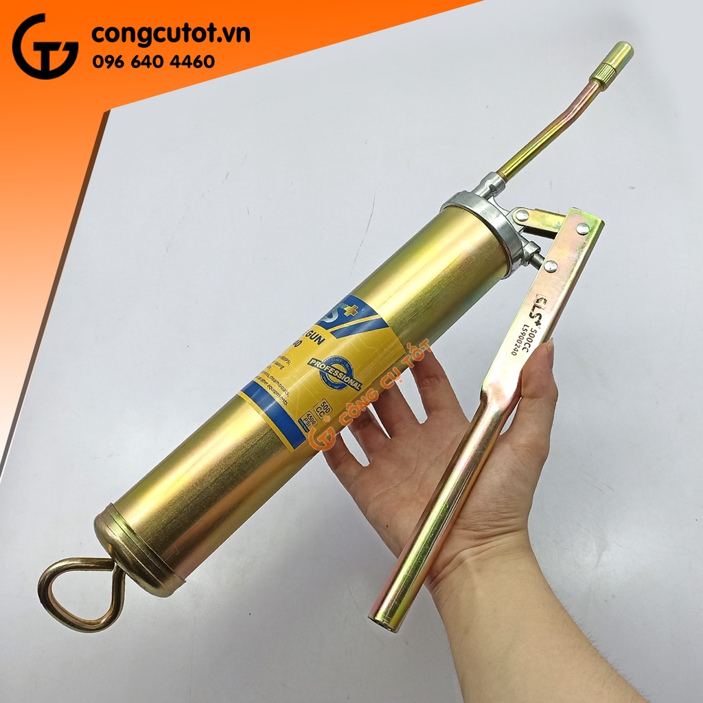 Bơm mỡ bò bảy màu LS+ dung tích 500cc