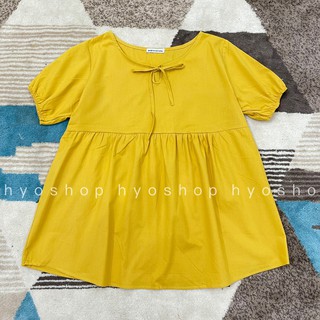 Áo Bầu HYO công sở đẹp chất Thô mềm siêu mát Freeszie dưới 65kg