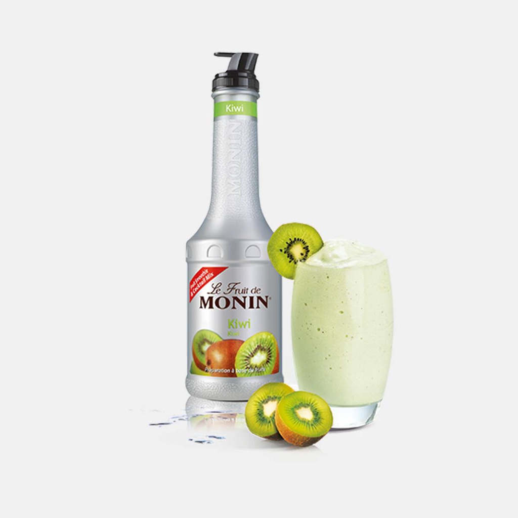 Mứt trái cây/ Puree/ Fruit Mix Monin kiwi  chai 1L. Hàng công ty có sẵn giao ngay