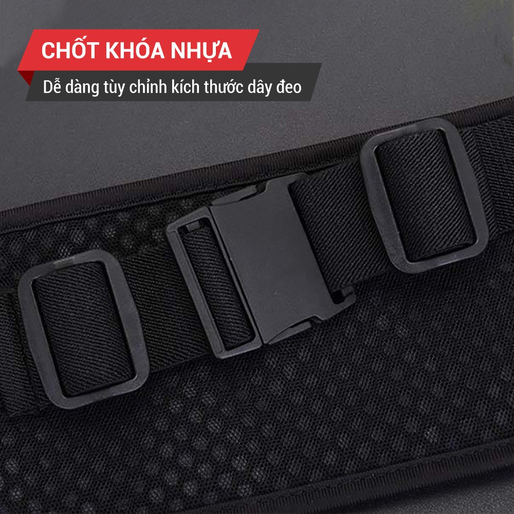 Túi đeo bụng chạy bộ, đai đeo điện thoại chạy bộ nam nữ chính hãng GoodFit GF106RB tiện lợi