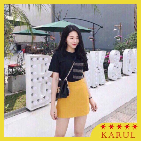 Quần giả váy kiểu dáng chữ A hàng đẹp, Quần giả váy chữ A có quần trong 2 màu giá sỉ