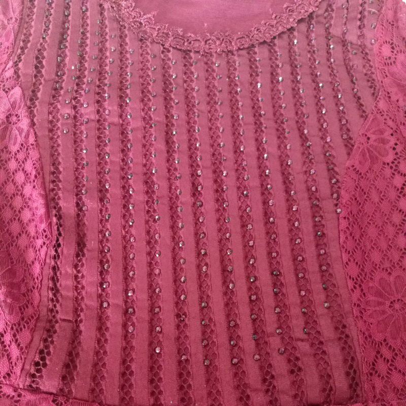 Đầm hoa lưới yiting