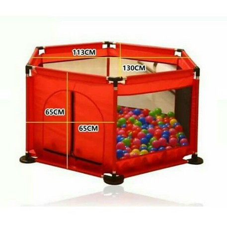 Quây cũi kiêm nhà bóng cho bé tặng kèm bóng