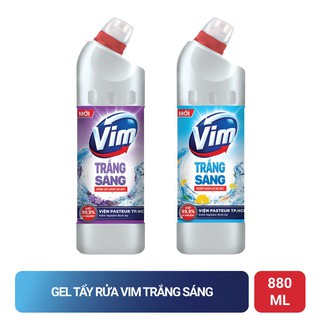 Gel tẩy rửa VIM trắng sáng 880ml (Chai)