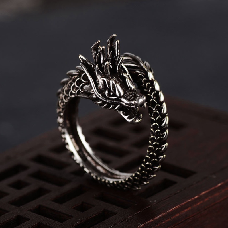 Nhẫn Nam Hình Rồng Có Thể Điều Chỉnh Kích Cỡ