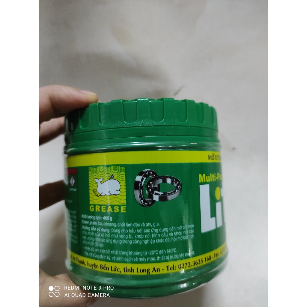 MỠ BÒ LITHIUM LITOL3 CHỊU NHIỆT CAO CẤP 400g