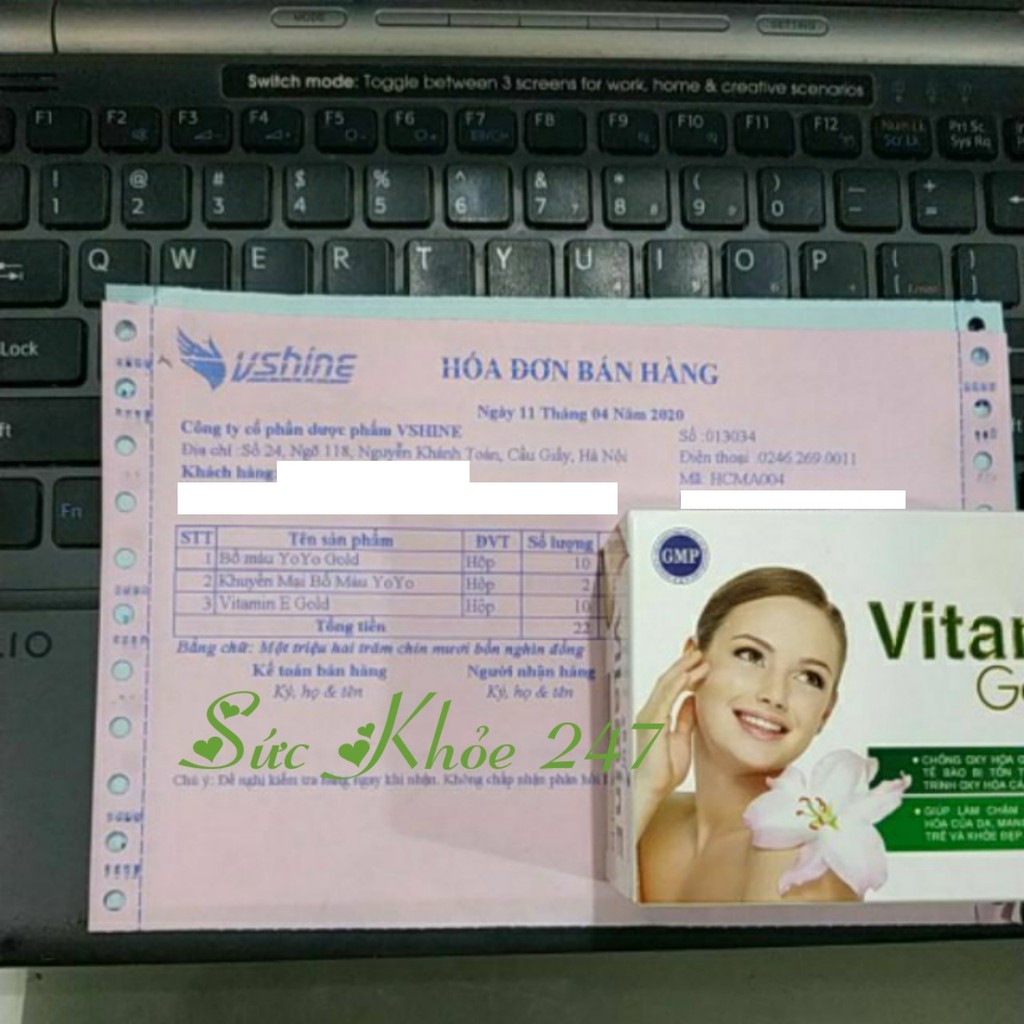 VITAMIN E ⚡FOLLOW Shop Giảm 5K⚡ VITAMIN E GOLD - Giúp Mang Lại Làn Da Tươi Trẻ & Khoẻ Đẹp | BigBuy360 - bigbuy360.vn