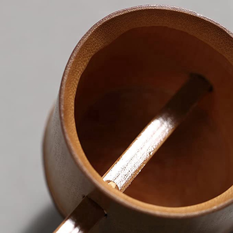 Gáo Múc Nước Bằng Tre Cán Dài Kích Thước 5X7X38Cm Tiện Dụng Cho Gia Đình / Sân Vườn