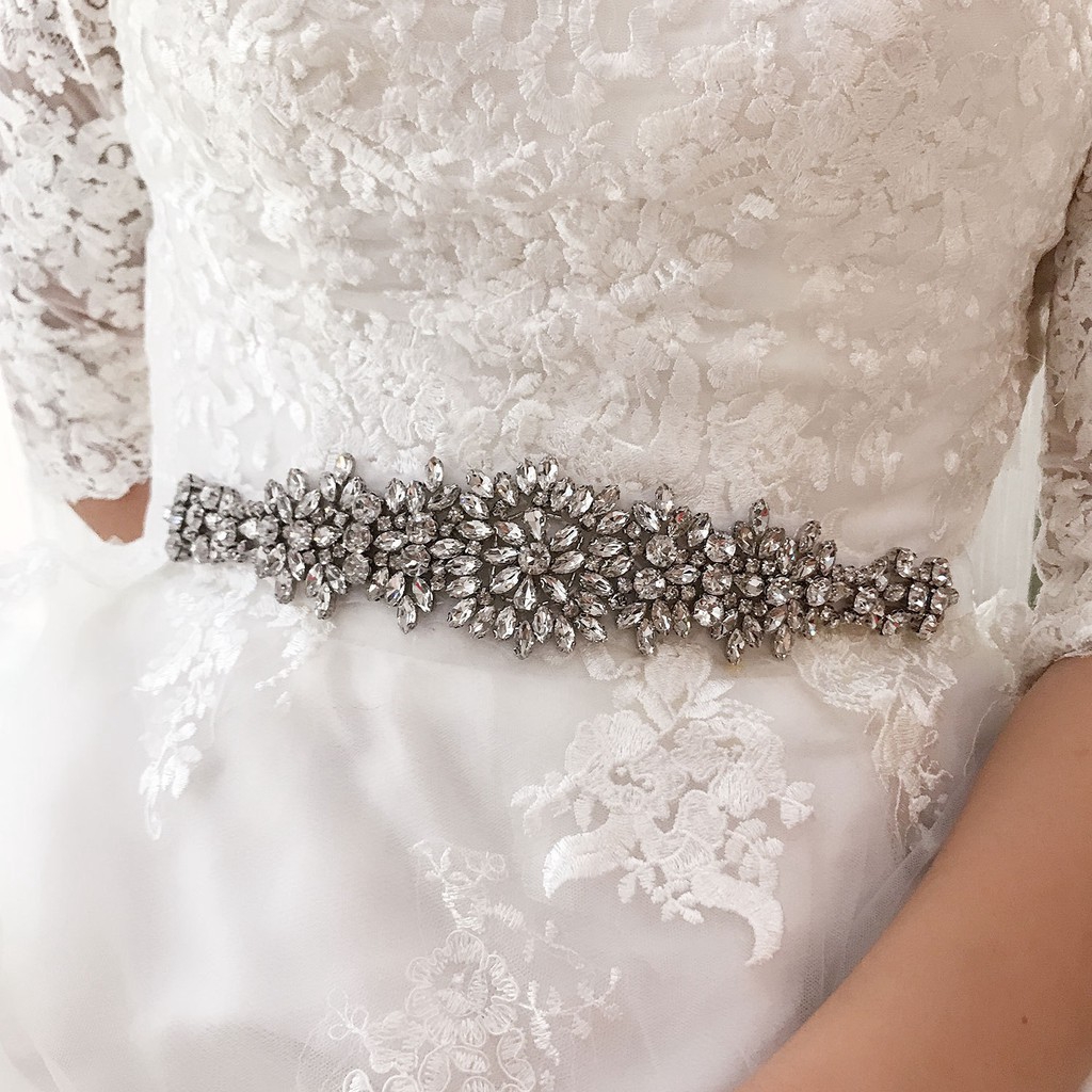 Thắt lưng đinh đá thời trang sang trọng cho nữ