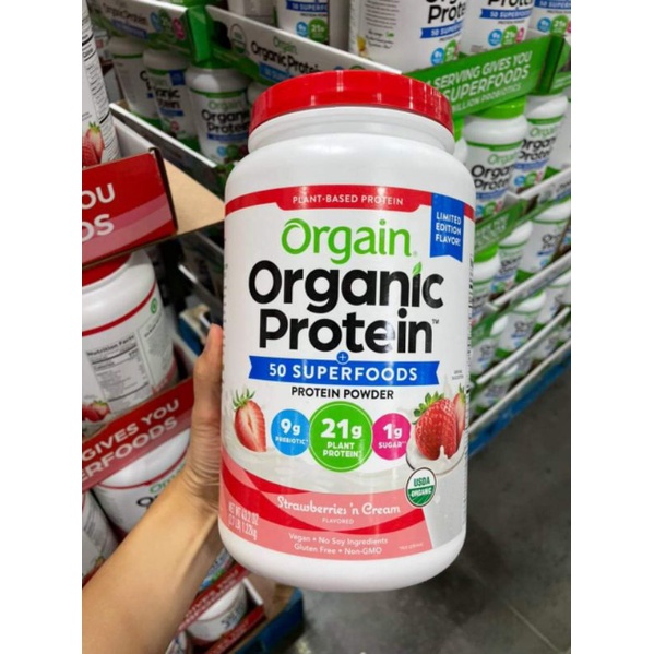 Bột Protein Hữu Cơ Orgain Organic Protein