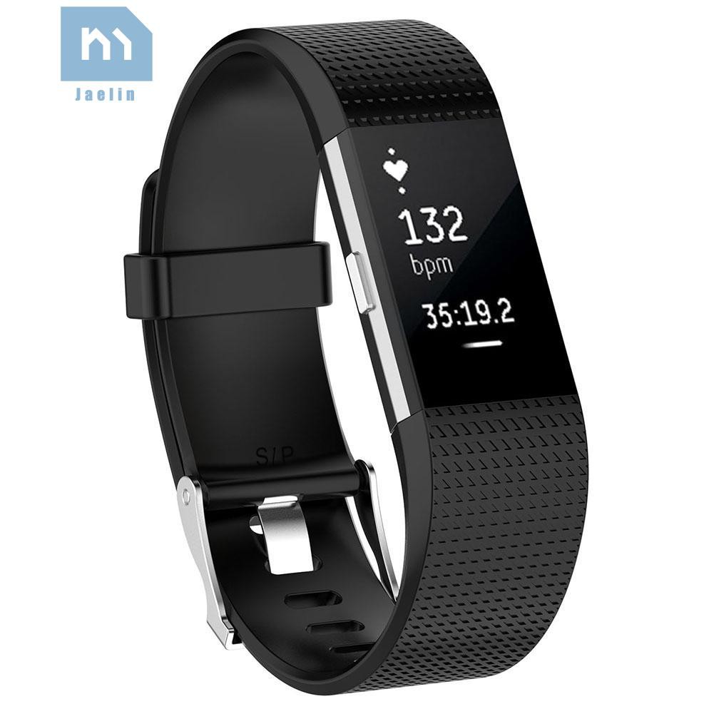 Dây Đeo Thay Thế Chất Liệu Silicon Thiết Kế Nhiều Lỗ Thời Trang Cho Fitbit Charge 2