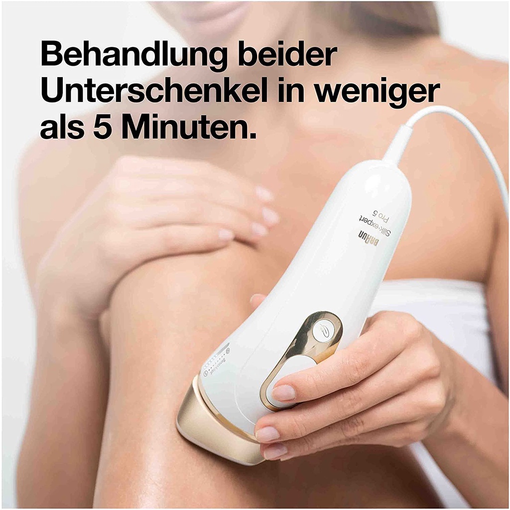 Máy triệt lông Braun PL5237 máy gồm 3 đầu thay thế, tự tẩy lông tại gia không đau rát, hàng Đức