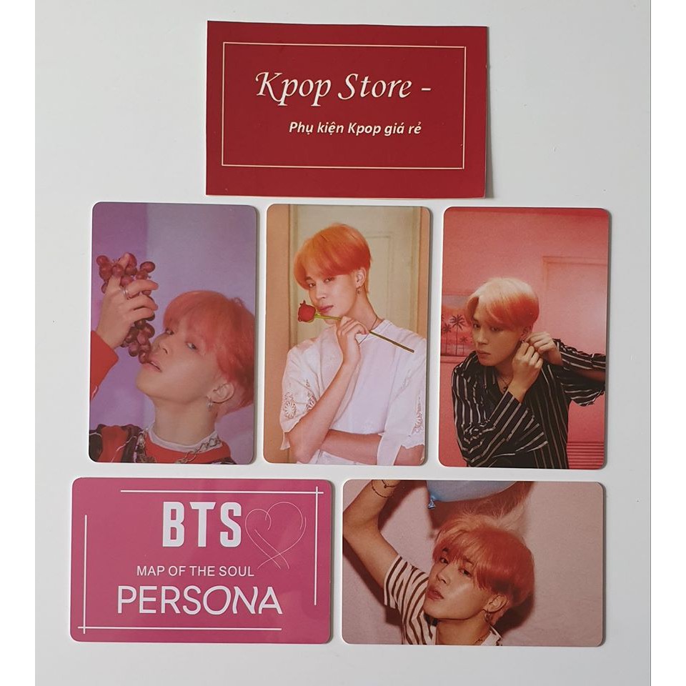 Sét card Nhựa PVC BTS Map of the soul Persona