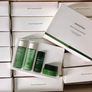 [Thanh lý Bị Rách tem] SET DƯỠNG DA TRÀ XANH MINI INNISFREE GREEN TEA BALANCING SPECIAL KIT 🎉🎉🎉 MẪU MỚI 2019 .