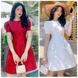ĐẦM GẤM TAY PHỒNG