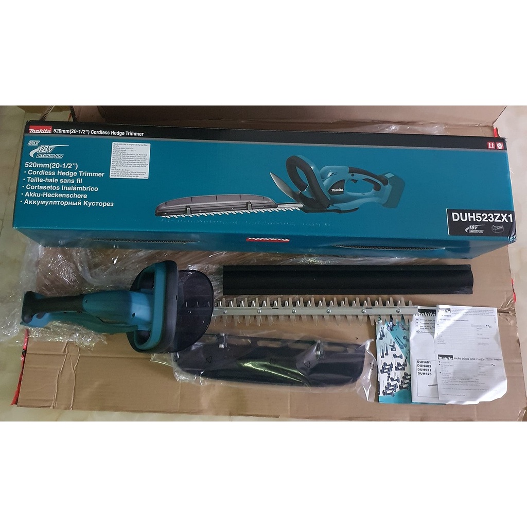 MÁY TỈA RÀO DÙNG PIN 18V 210 W MAKITA DUH523ZX1- HÀNG CHÍNH HÃNG