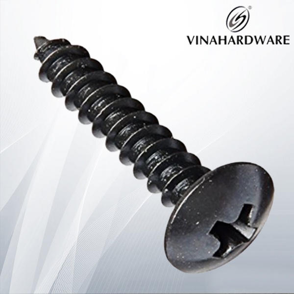 Vít gỗ ren nhuyễn đầu dù màu đen 4x15 SC415B30 - Bịch 1000 con