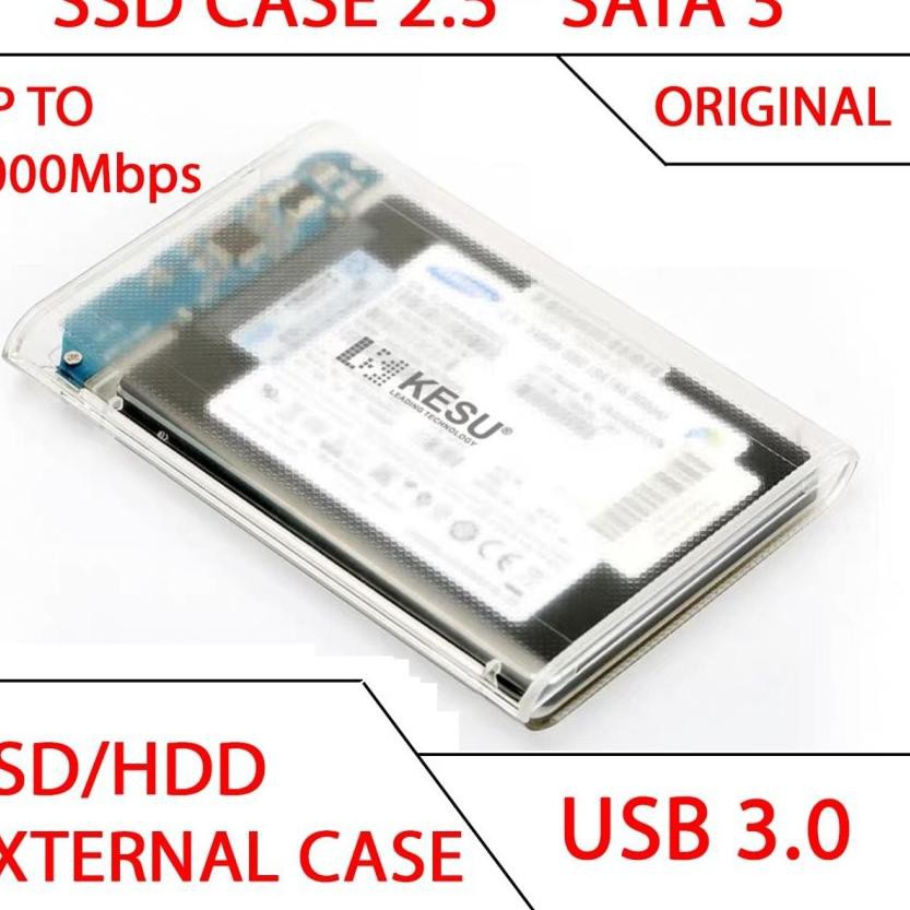 Hộp Đựng Ổ Cứng Ngoài Ssd Sata 3 2.5 Inch Usb 3.0 Trong Suốt | BigBuy360 - bigbuy360.vn