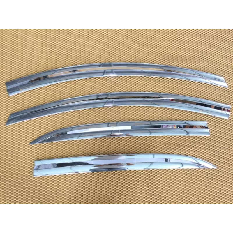 Bộ 4 Vè che mưa xe Hyundai i10 2014-2016-2017-2018-2019-2020 bản Hatback 1 đầu mạ Crom, hàng đẹp ve mua xe o to