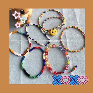 Vòng tay Hạt cườm Handmade làm theo yêu cầu Vòng tay hạt co giãn nhiều màu MADEBYLEE