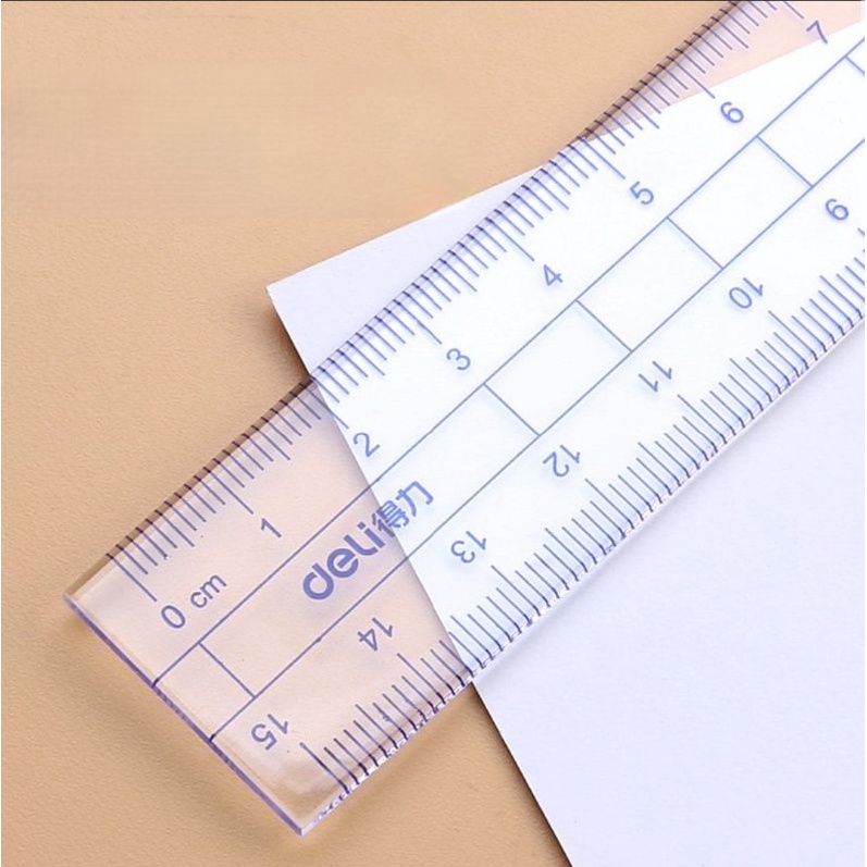Bộ dụng cụ thước kẻ 4 món eke đo độ đo góc Đồ dùng học sinh ShopMaeum610