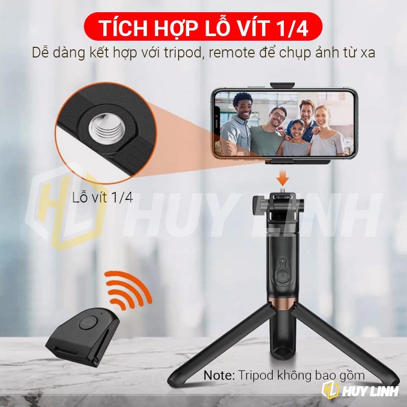 Tay cầm chụp ảnh cho điện thoại tích hợp bluetooth Ulanzi CapGrip 3 In 1 chắc chắn và chống rung