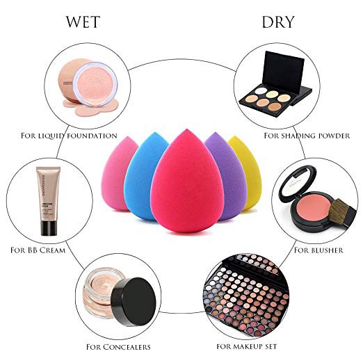 Mút tán kem trang điểm tiện dụng bền bỉ