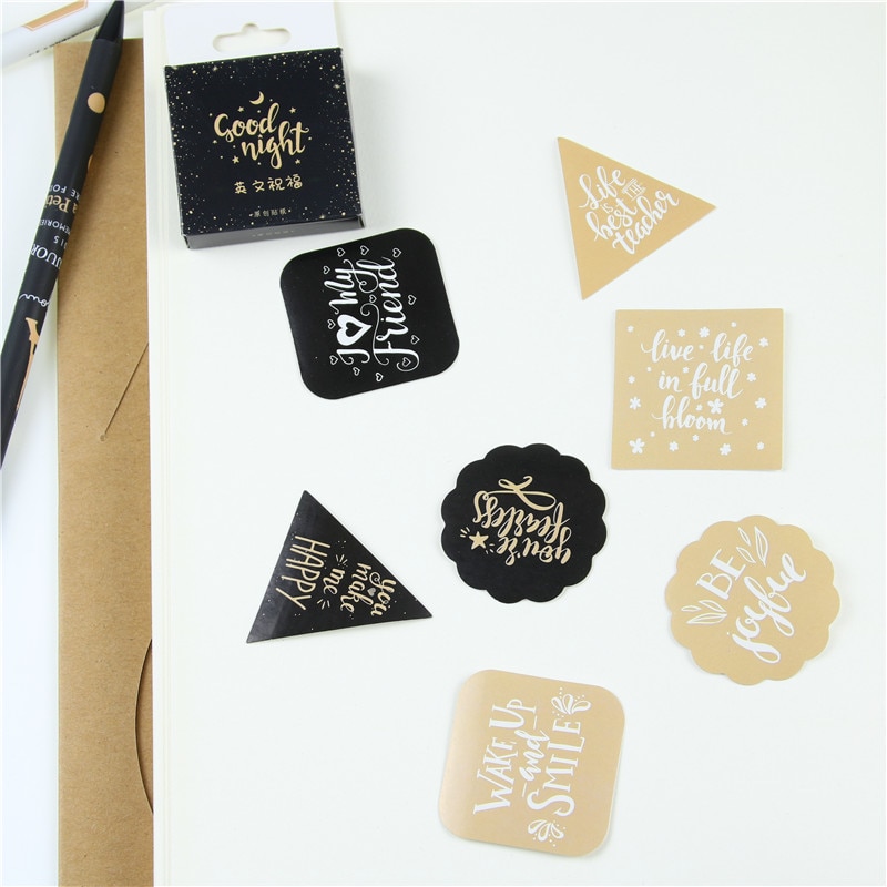 Set 45 Miếng Dán Trang Trí Dễ Thương