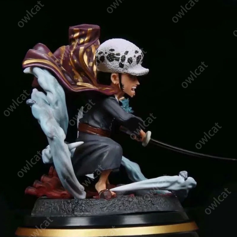 One Piece Model LAW Figure  Seven Warlords of the Sea One Piece Cartoon PVC GK Packed in Box Scene Rejuvenation Doctor Wanokuni Heart Pirates