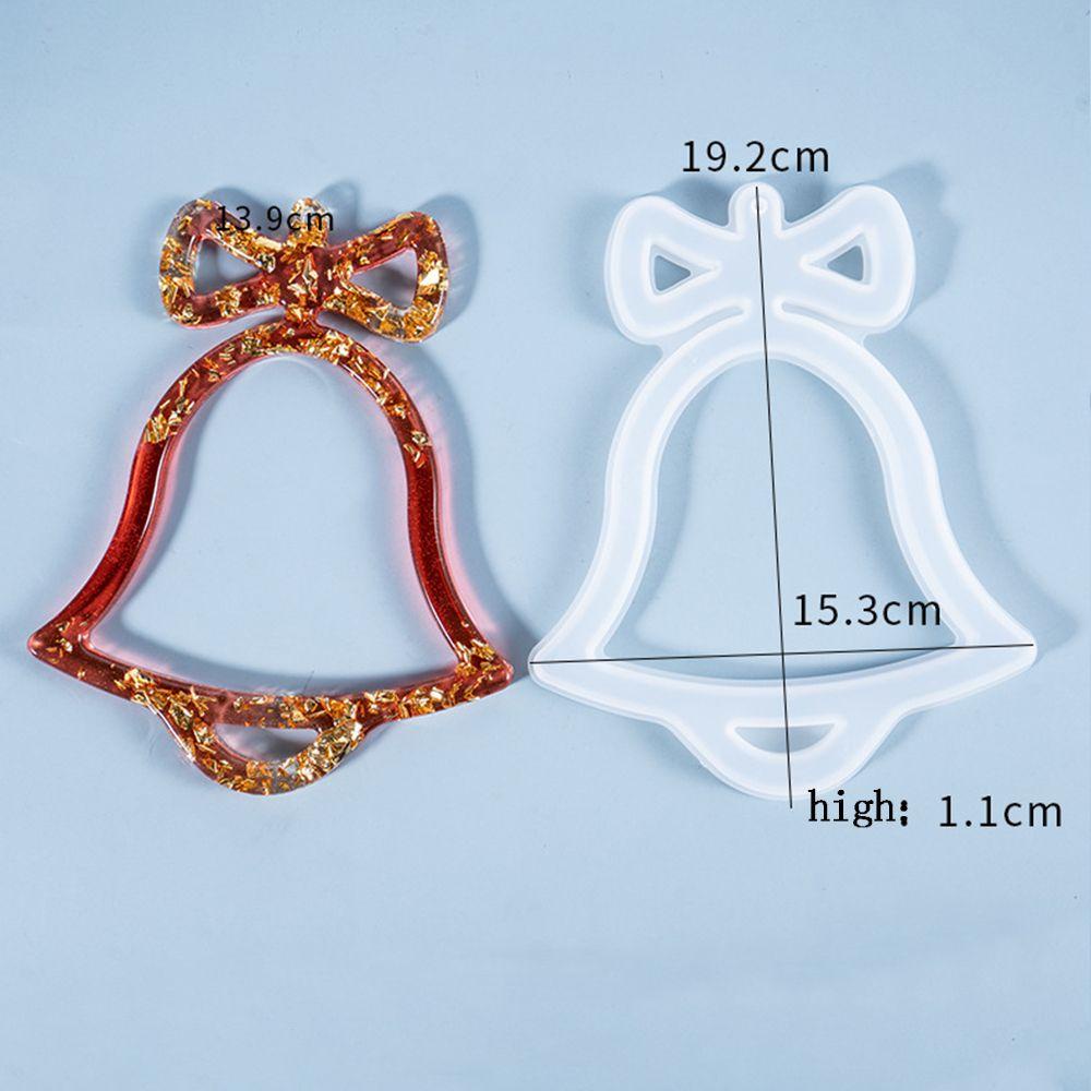 Khuôn Silicone Làm Chuông Giáng Sinh Bằng Nhựa Resin DIY