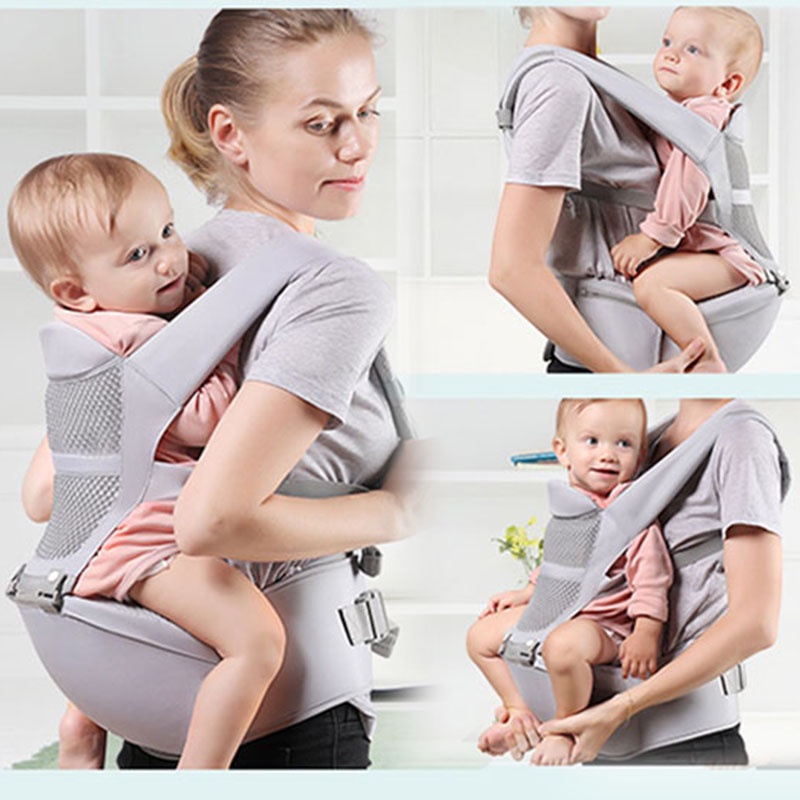 Đai Địu Em Bé Phía Trước 3 Trong 1 Tiện Dụng 0-48 Tháng Tuổi