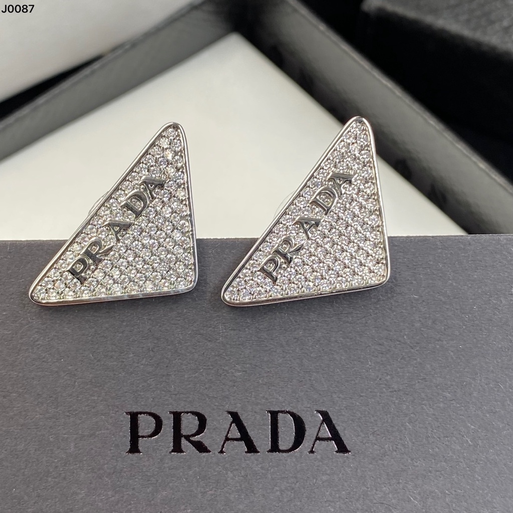 Bông tai đính đá zircon Pra lấp lánh