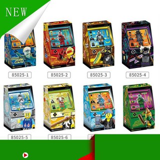(Mới) Lắp Ráp Hộp Game Ninjago Arcade Pods GM85025 Các Mẫu Nhân Vật Jay Zane Kai LLoyd Nya Sư phụ Wu Garmadon