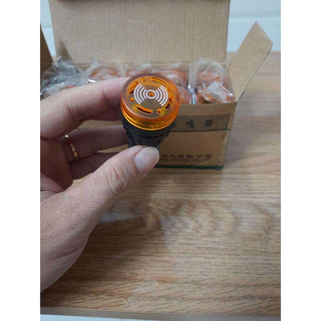 Đèn báo có còi phi 22 / phi 16 màu đỏ vàng xanh 220V / 24V