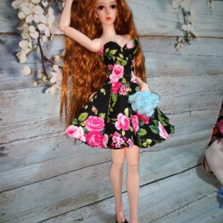 Đầm bjd 1/3 kèm giầy