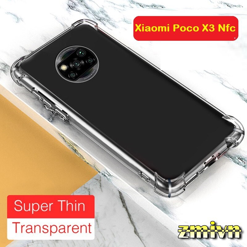Ốp Silicon chống sốc,chống va đập cho Xiaomi Poco X3 NFC