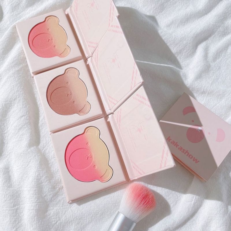 KAKASHOW - Phấn má hồng Kakashow Pink Bear Series Gradient Blush