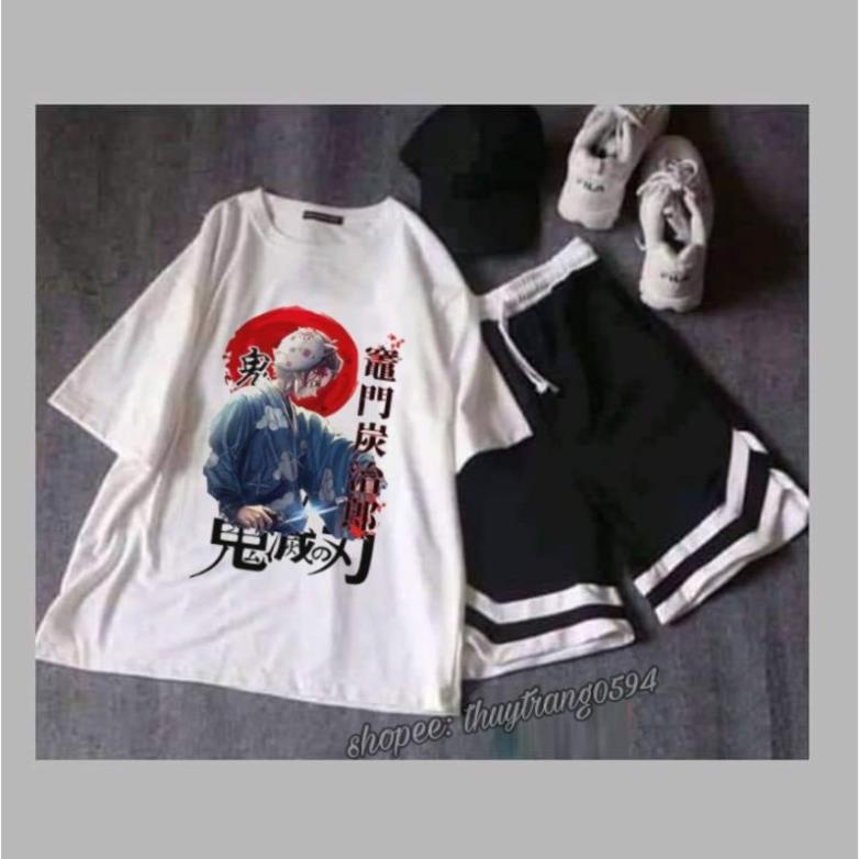 Set Bộ Áo Quần Anime DEMON SLAYER Siêu Đẹp | Set Áo KIMETSU NO YAIBA Cực Ngầu