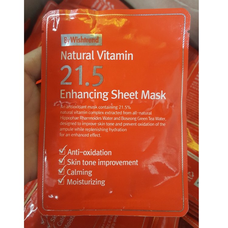 Mặt Nạ Giấy OST Natural Vitamin 21.5 Enhancing Sheet Mask