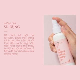 XỊT CHỐNG NẮNG NÂNG TONE (Chai Hồng)