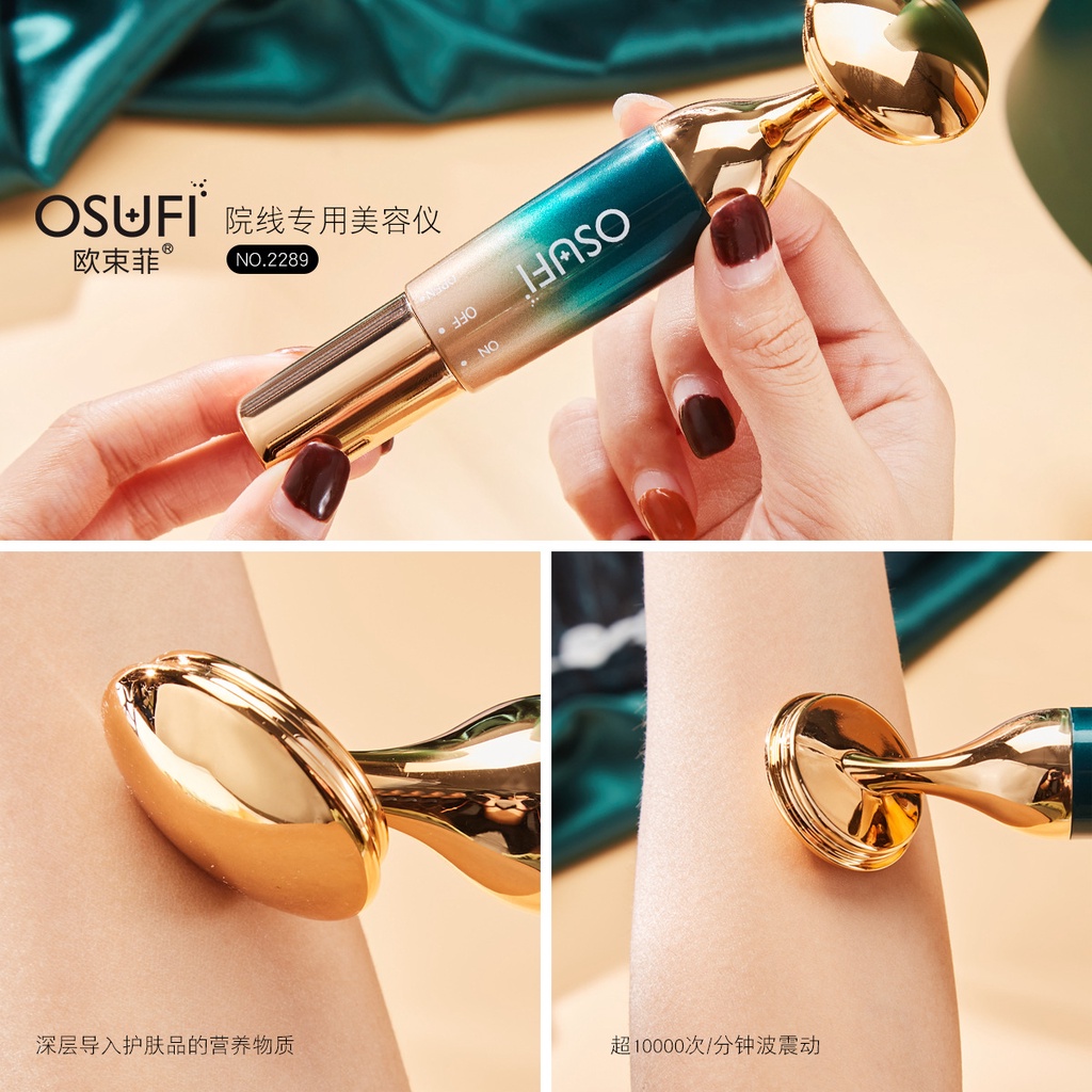 Cây Lăn Mát Xa Mặt Chạy Điện Chế Độ Rung Giúp Da Săn Chắc Nâng Cơ Mặt Và Chống Nếp Nhăn