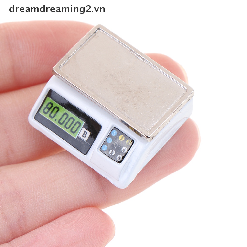 Cân Điện Tử Mini Tỉ Lệ 1: 12 Dành Cho Búp Bê