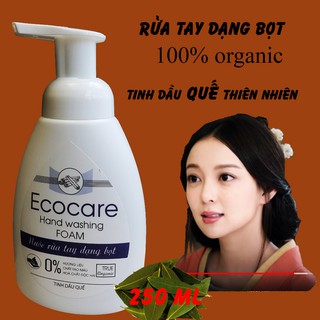Nước rửa tay dạng bọt tinh dầu Quế Ecocare công nghệ Đức