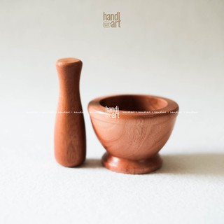 Bộ chày cối gỗ nhà bếp